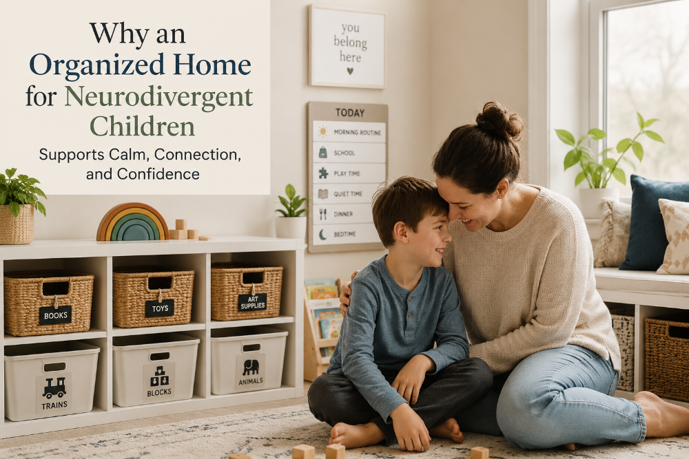 Why an Organized Home for Neurodivergent Children matters